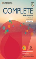 Complete Preliminary Workbook without Answers with Downloadable Audio English for Spanish Speakers: (Complete)
