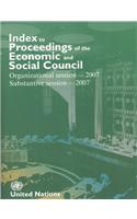 Index to proceedings of the Economic and Social Council
