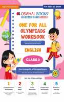 Oswaal One For All Olympiad Workbook Class 3 English for 2024-25 Exam