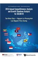 2016 Annual Competitiveness Analysis and Growth Slowdown Analysis for Asean-10