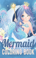 Mermaid Coloring Book for Girls Ages 4-8