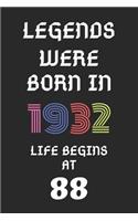 Legends Were Born In 1932