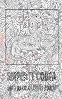 Serpente Cobra - Libro da colorare per adulti
