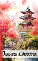 Japanese Landscapes: Coloring Book for Adults with Stunning Japanese Zen Gardens