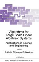 Algorithms for Large Scale Linear Algebraic Systems:
