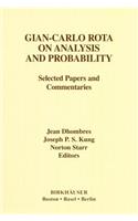 Gian-Carlo Rota on Analysis and Probability