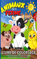 Animaux De La Ferme Livre De Coloriage