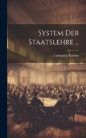System Der Staatslehre ...