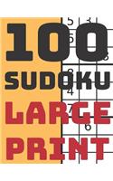 100 Sudoku Large Print
