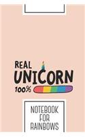 Notebook for rainbows