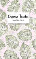 Expense Tracker Notebook: Palm Leaves Design Cover - Small Business Financial Planning, Spending, Credit Card Book - Personal Cash Management - Daily Expense Tracker Organize(9 Simple Ledger Cash Income Expense Book)