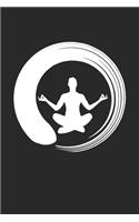 Girl In Enso Circle - Yoga Training Journal - Yoga Notebook - Yoga Diary - Gift for Yoga Lover