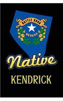 Nevada Native Kendrick: College Ruled Composition Book