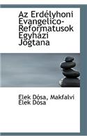 AZ Erd Lyhoni Evangelico-Reformatusok Egyh Zi Jogtana