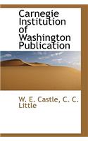 Carnegie Institution of Washington Publication