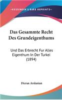 Gesammte Recht Des Grundeigenthums