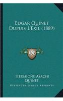 Edgar Quinet Dupuis L'Exil (1889)