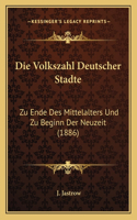 Volkszahl Deutscher Stadte