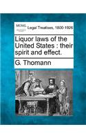 Liquor Laws of the United States