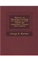 Masonry: An Elementary Text-Book for Students in Trade Schools and Apprentices