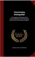 Concerning Osteopathy
