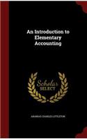An Introduction to Elementary Accounting