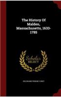 The History of Malden, Massachusetts, 1633-1785