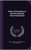 Rules of Procedure of the International Joint Commission