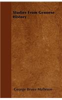 Studies From Genoese History