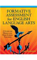 Formative Assessment for English Language Arts