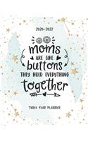 Moms Are Like Buttons They Hold Everything Together