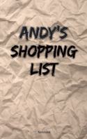 Andy's Shopping List Notebook