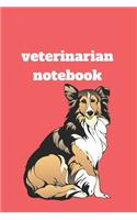 Veterinarian notebook: Lined Notebook, Journal Diary, Veterinarian Composition Notebook, Blank Lined Journal 120 Pages - Large (6 x 9inches) Vet Tech Technician Veterinari