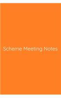 Scheme Meeting Notes Notebook
