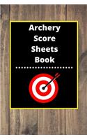 Archery Score Sheets Book