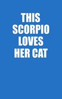 This Scorpio Loves Her Cat Notebook