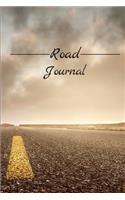 Road journal: journal to write while tacking off the road - 100 pages 6"X9" .