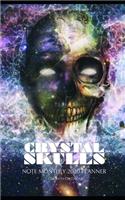 Crystal Skulls Note Monthly 2020 Planner 12 Month Calendar