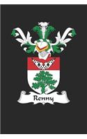 Renny: Renny Coat of Arms and Family Crest Notebook Journal (6 x 9 - 100 pages)