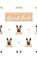 My Great Dane's Record Book