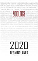 Zoologe - 2020 Terminplaner: Kalender und Organisator für Zoologe. Terminkalender, Taschenkalender, Wochenplaner, Jahresplaner, Kalender 2019 - 2020 zum Planen und Organisieren
