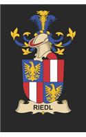 Riedl: Riedl Coat of Arms and Family Crest Notebook Journal (6 x 9 - 100 pages)