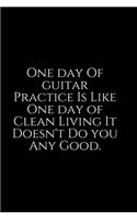 One Day of Guitar Practice