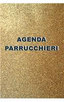 Agenda Parrucchieri: Per saloni di bellezza. Agenda per registrare gli appuntamenti quotidiani dei clienti.