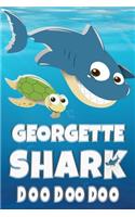 Georgette Shark Doo Doo Doo: Georgette Name Notebook Journal For Drawing or Sketching Writing Taking Notes, Custom Gift For Georgette