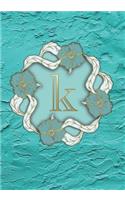 K Monogram Notebook