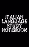 Italian Language Study Notebook