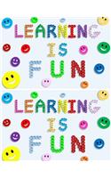 Learning is Fun: Letter Tracing Book, Lowercase & Uppercase (A-Z) Alphabet /Handwriting Practice Book For Kids Age 3-5 Year. Grade One Sight Words Paperback - 17 May