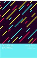 Dot Grid Journal: Dotted Notebook for Bullet Lists and Other Personalized Projects Aqua Red Yellow Rain