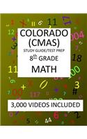 8th Grade COLORADO CMAS, 2019 MATH, Test Prep